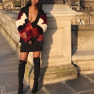 Multi Color Fur Jacket